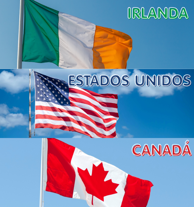 diferencias eeuu irlanda canadá