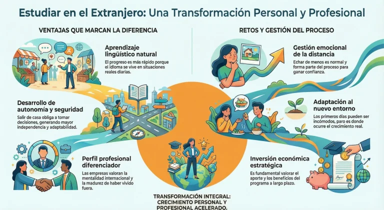 Ventajas y desventajas de estudiar en el extranjero