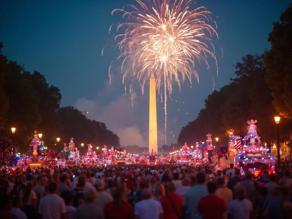 fuegos artificiales del 4 de julio