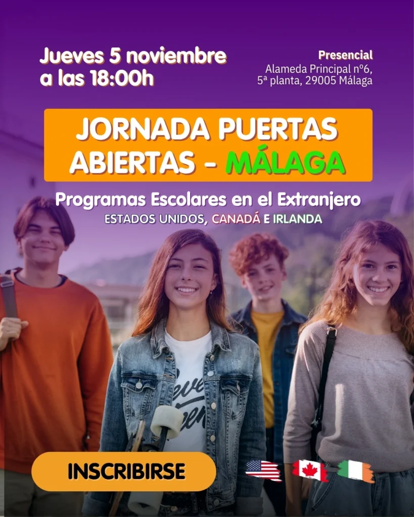 jornada de puertas abiertas de estudiar en USA en Málaga - 5 de noviembre