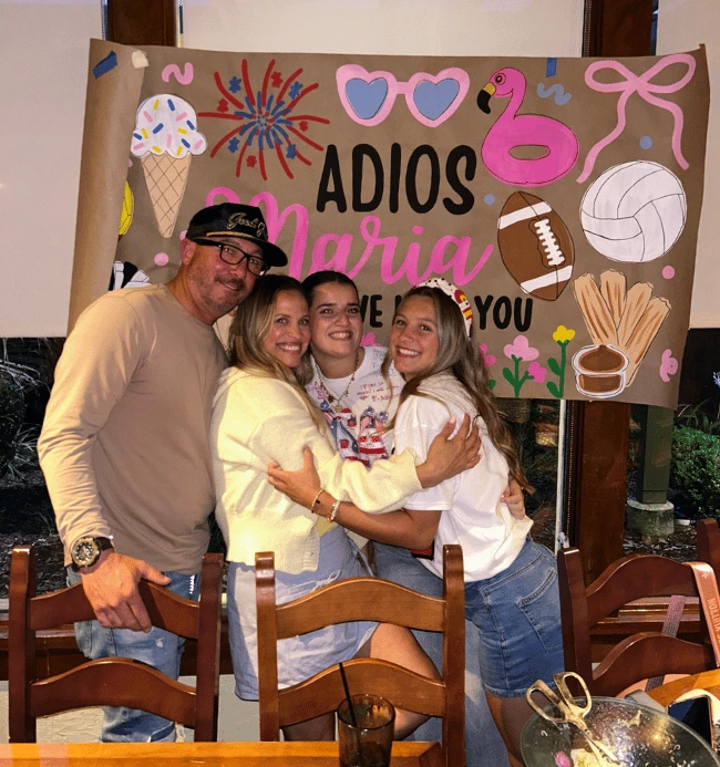 fiesta de despedida estudiantes de intercambio