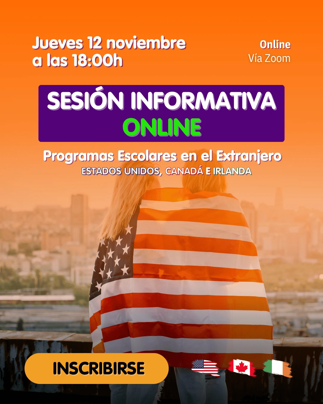 Sesión informativa online 12 de noviembre