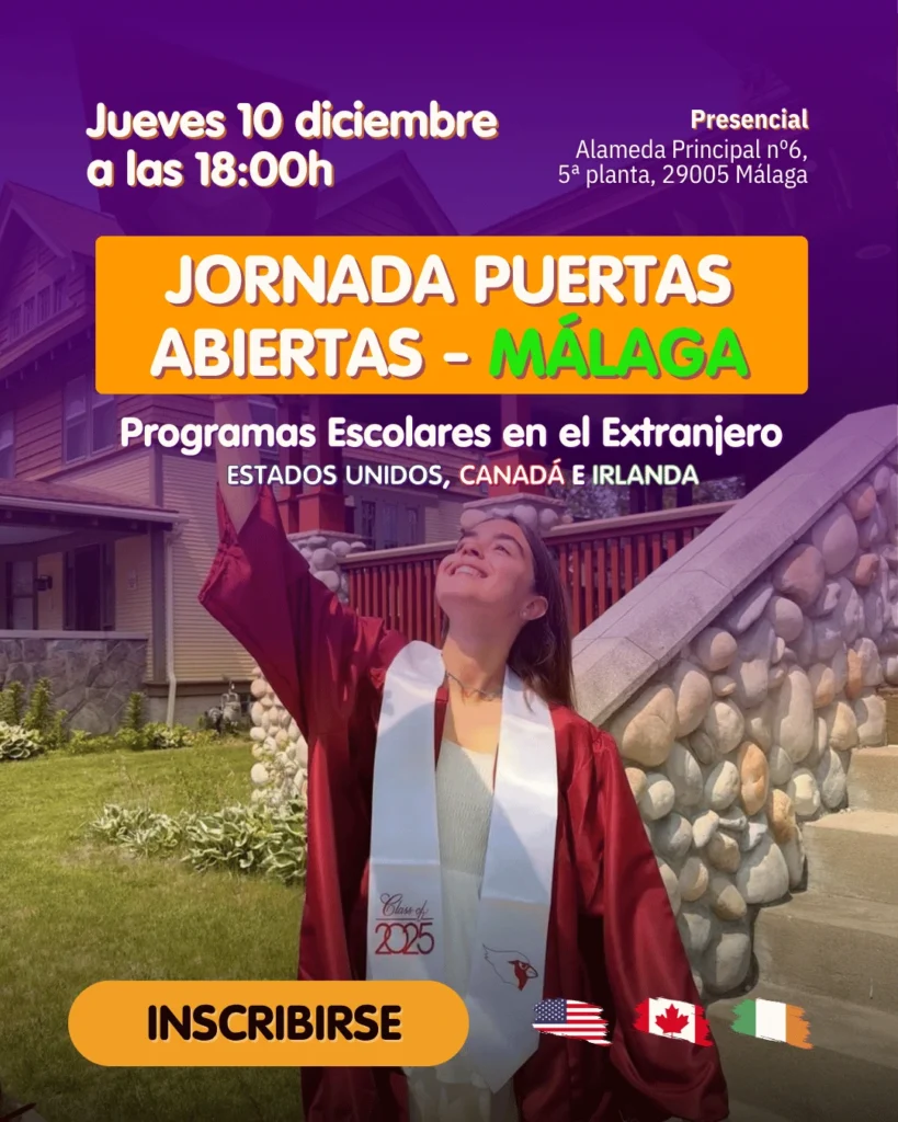 jornada puertas abiertas en Málaga de Estudiar en USA 10 de diciembre